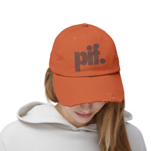 Load image into Gallery viewer, PIF Log Hat - Unisex Distressed Cap