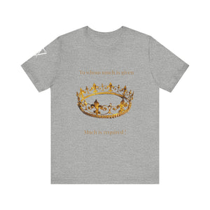 Unisex Jersey Short Sleeve Tee