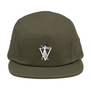Unapologetically Stylish – 5 Panel “White Lady Emblem” Hat