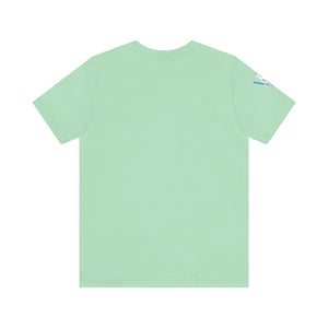 PVSSYISFRUIT™ Signature Tee – Galactic Energy Edition - Vibrant Cosmic Blue Lady