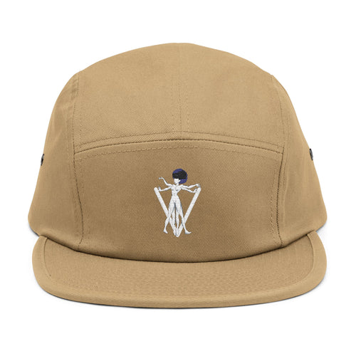 Unapologetically Stylish – 5 Panel “White Lady Emblem” Hat