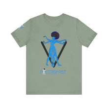 Load image into Gallery viewer, PVSSYISFRUIT™ Signature Tee – Galactic Energy Edition - Vibrant Cosmic Blue Lady