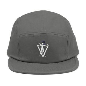 Unapologetically Stylish – 5 Panel “White Lady Emblem” Hat