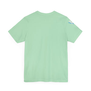 PVSSYISFRUIT™ Signature Tee – Galactic Energy Edition - Vibrant Cosmic Blue Lady