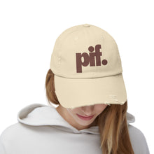 Load image into Gallery viewer, PIF Log Hat - Unisex Distressed Cap