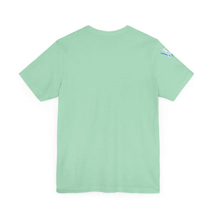 PVSSYISFRUIT™ Signature Tee – Galactic Energy Edition - Vibrant Cosmic Blue Lady
