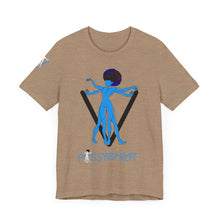 Load image into Gallery viewer, PVSSYISFRUIT™ Signature Tee – Galactic Energy Edition - Vibrant Cosmic Blue Lady