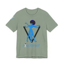 Load image into Gallery viewer, PVSSYISFRUIT™ Signature Tee – Galactic Energy Edition - Vibrant Cosmic Blue Lady