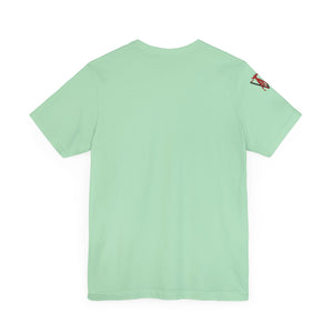 PVSSYISFRUIT™ Signature Tee – Galactic Energy Edition - Radiant Deep Red Lady