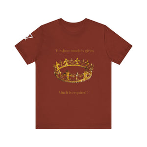 Unisex Jersey Short Sleeve Tee