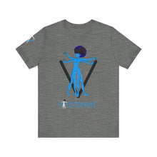 Load image into Gallery viewer, PVSSYISFRUIT™ Signature Tee – Galactic Energy Edition - Vibrant Cosmic Blue Lady