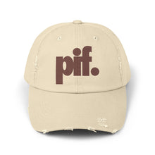 Load image into Gallery viewer, PIF Log Hat - Unisex Distressed Cap