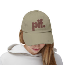 Load image into Gallery viewer, PIF Log Hat - Unisex Distressed Cap