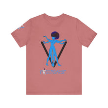 Load image into Gallery viewer, PVSSYISFRUIT™ Signature Tee – Galactic Energy Edition - Vibrant Cosmic Blue Lady