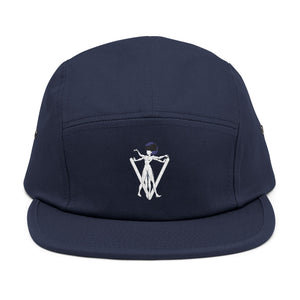 Unapologetically Stylish – 5 Panel “White Lady Emblem” Hat