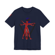 Load image into Gallery viewer, PVSSYISFRUIT™ Signature Tee – Galactic Energy Edition - Radiant Deep Red Lady