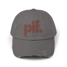 Load image into Gallery viewer, PIF Log Hat - Unisex Distressed Cap