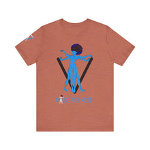 Load image into Gallery viewer, PVSSYISFRUIT™ Signature Tee – Galactic Energy Edition - Vibrant Cosmic Blue Lady