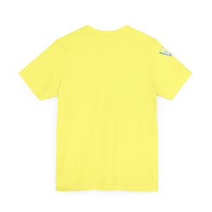 PVSSYISFRUIT™ Signature Tee – Galactic Energy Edition - Vibrant Cosmic Blue Lady