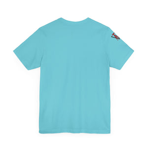 PVSSYISFRUIT™ Signature Tee – Galactic Energy Edition - Radiant Deep Red Lady