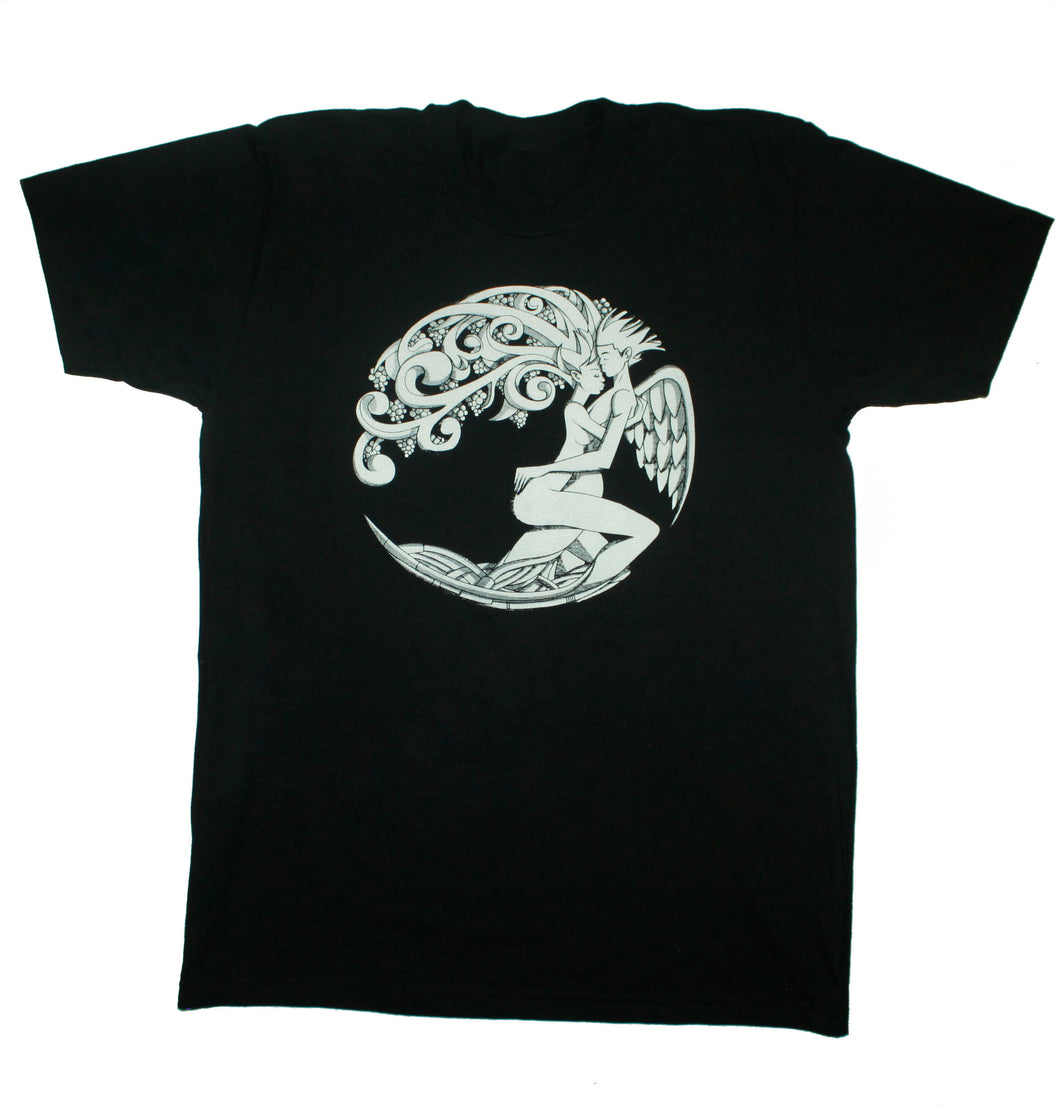 PUSSYISFRUIT® Mens PIF NYC Emblem Tee (Black)
