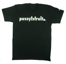 Load image into Gallery viewer, PUSSYISFRUIT® Mens Trademark Tee (Black)