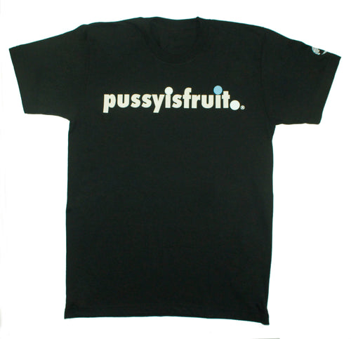 PUSSYISFRUIT® Mens Trademark Tee (Black)