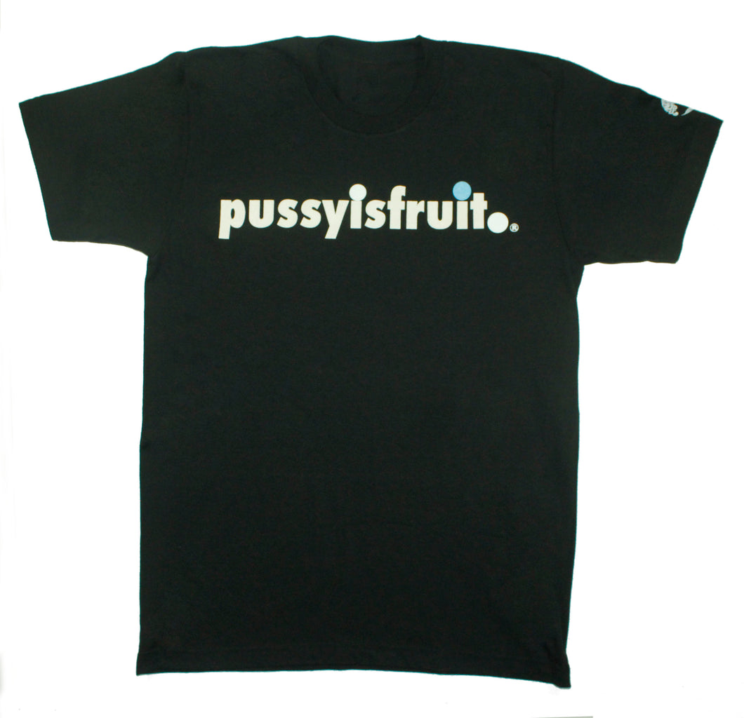 PUSSYISFRUIT® Mens Trademark Tee (Black)