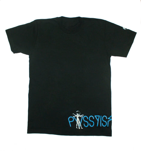 PUSSYISFRUIT® Mens Universal Afro Woman Tee (Black)