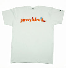 Load image into Gallery viewer, PUSSYISFRUIT® Mens Trademark Tee (White)