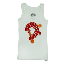 Load image into Gallery viewer, PUSSYISFRUIT® Ladies Citrus 360 Tank Top Tee (White)
