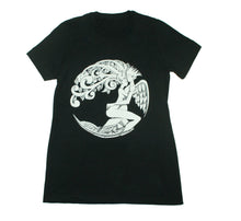 Load image into Gallery viewer, PUSSYISFRUIT® Ladies PIF NYC Emblem Tee (Black)