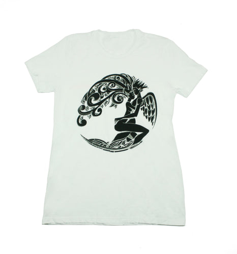 PUSSYISFRUIT® Ladies PIF NYC Emblem Tee (White)
